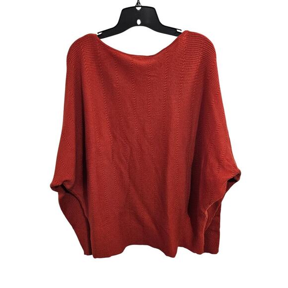 CYRUS Burnt Orange Dolman Sleeve Pullover Sweater Women Size Medium - Picture 3 of 6